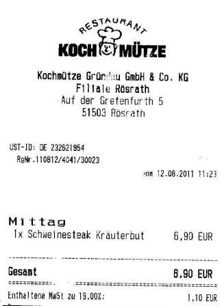 csaw Hffner Kochmtze Restaurant